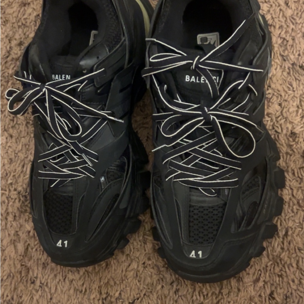 Balenciaga Black Athletic Shoes
